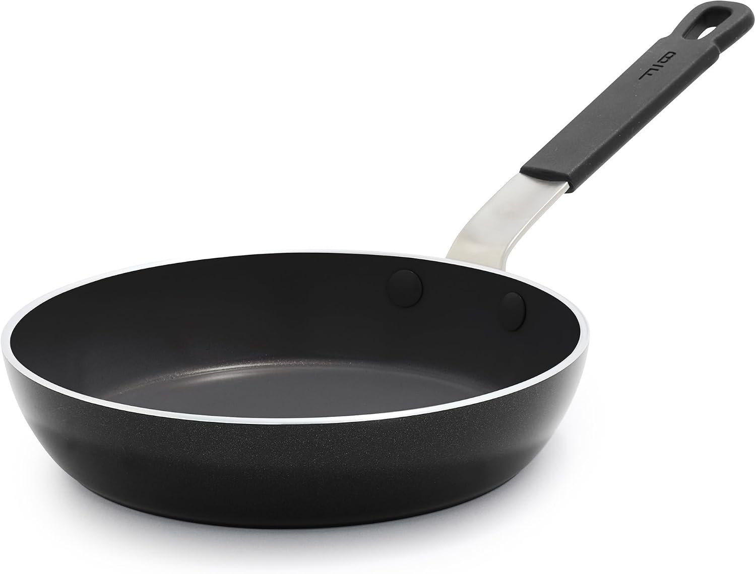 GreenPan x Bobby Flay 8" Diamond Ceramic Nonstick Frying Pan, Black