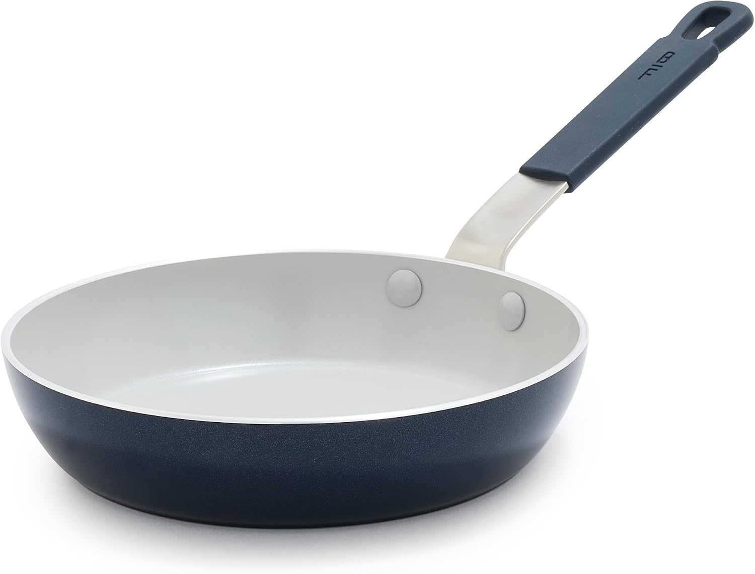 GreenPan x Bobby Flay 8" Diamond Ceramic Nonstick Frying Pan, Navy Blue Oxford Blue