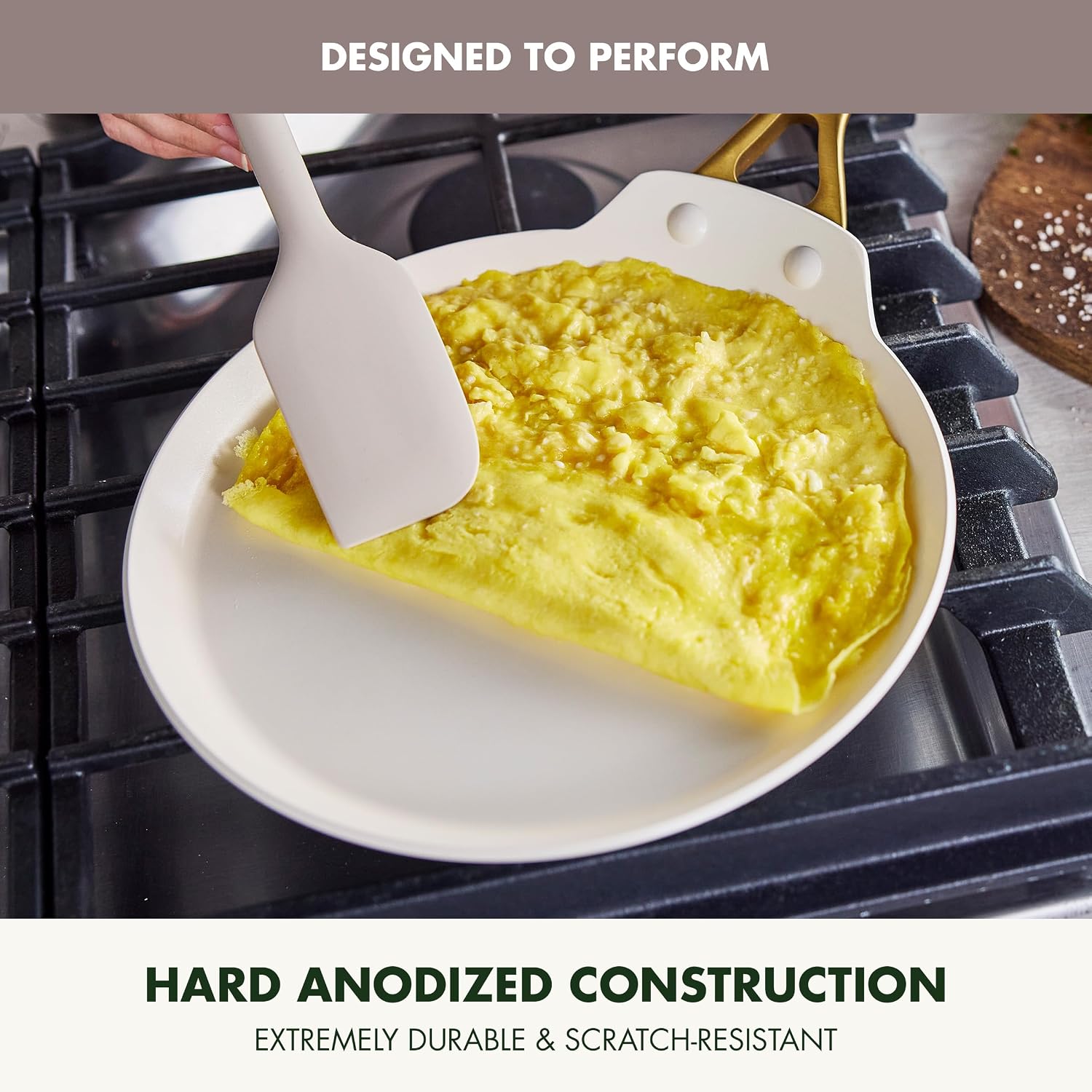 GreenPan Reserve Crepe and Pancake Pan, Latte