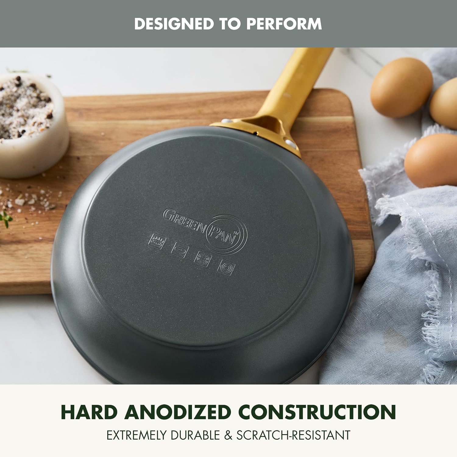 GreenPan Reserve Pro 8" Frying Pan Skillet, Spruce Green