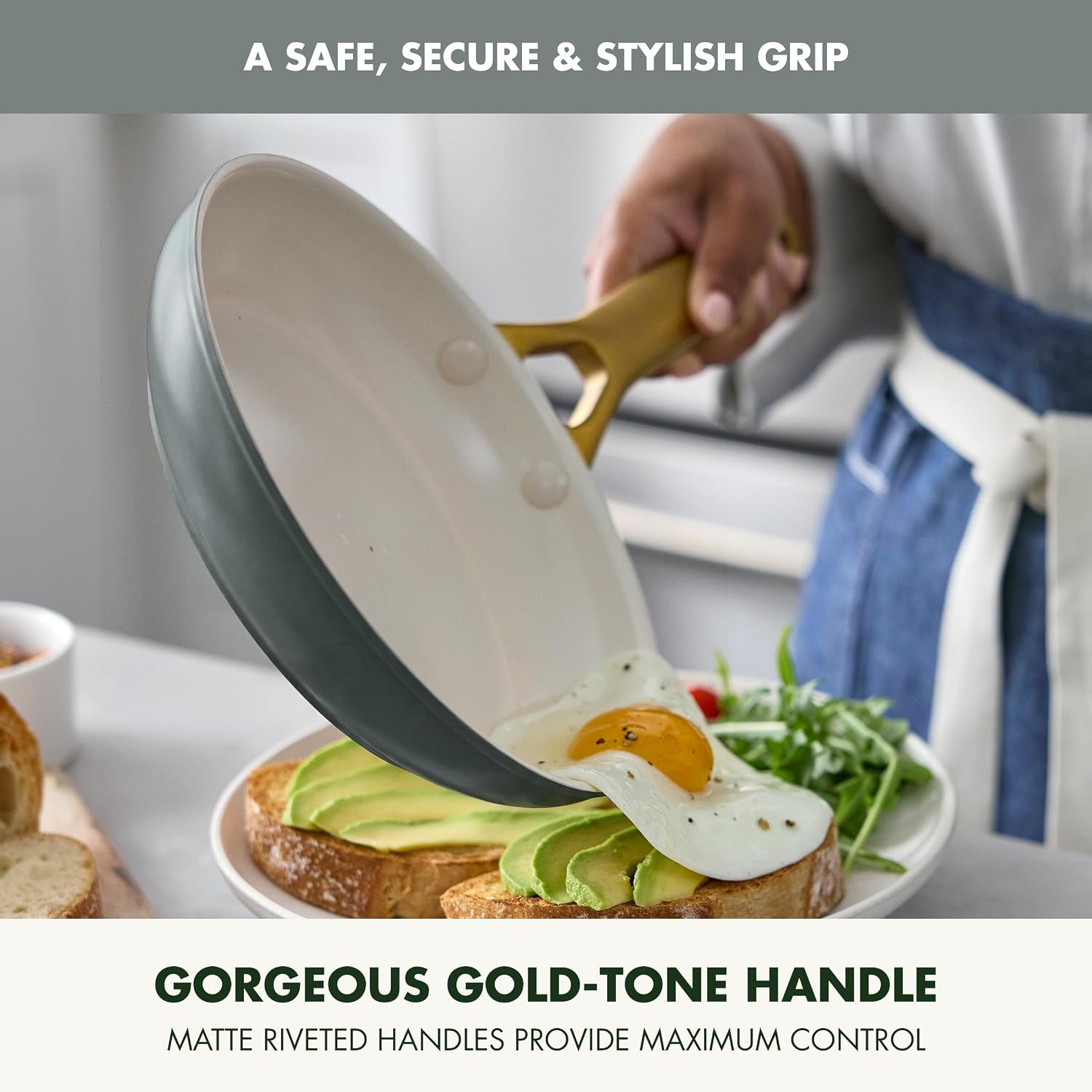 GreenPan Reserve Pro 8" Frying Pan Skillet, Spruce Green