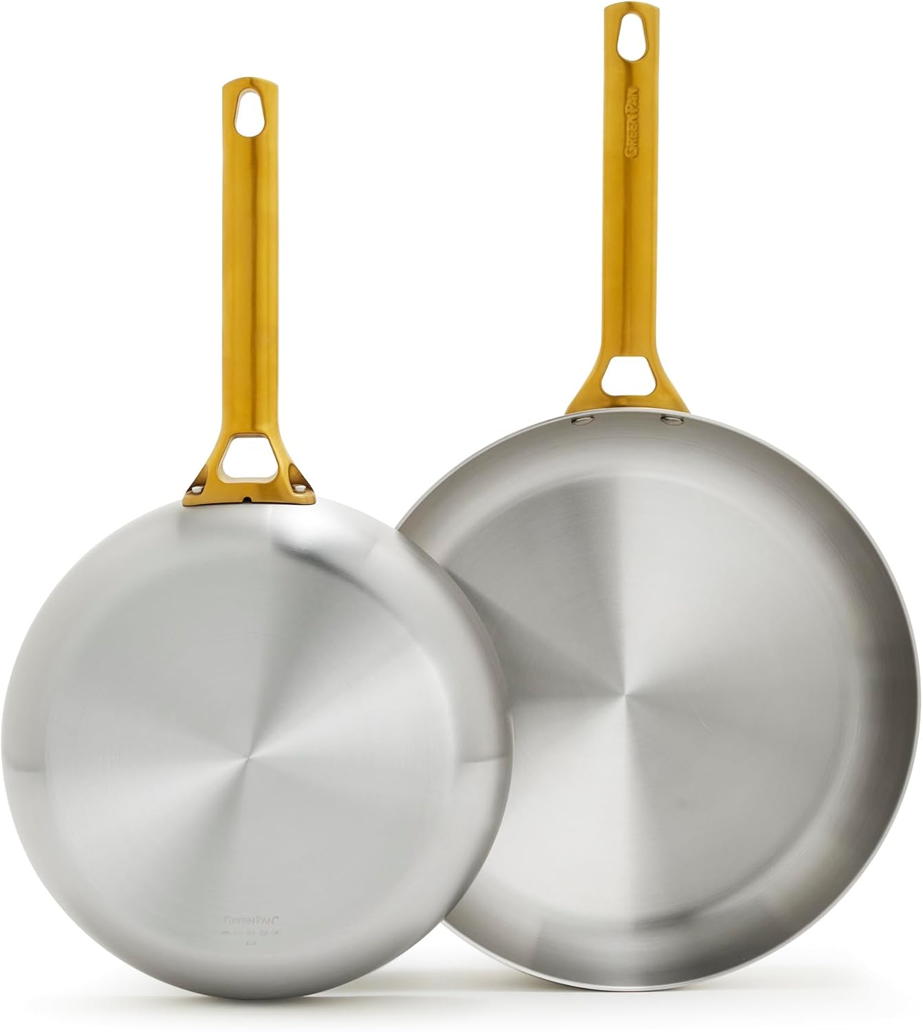 GreenPan Reserve Stainless Steel Tri-Ply 10" & 12" Frying Pan Skillet Set