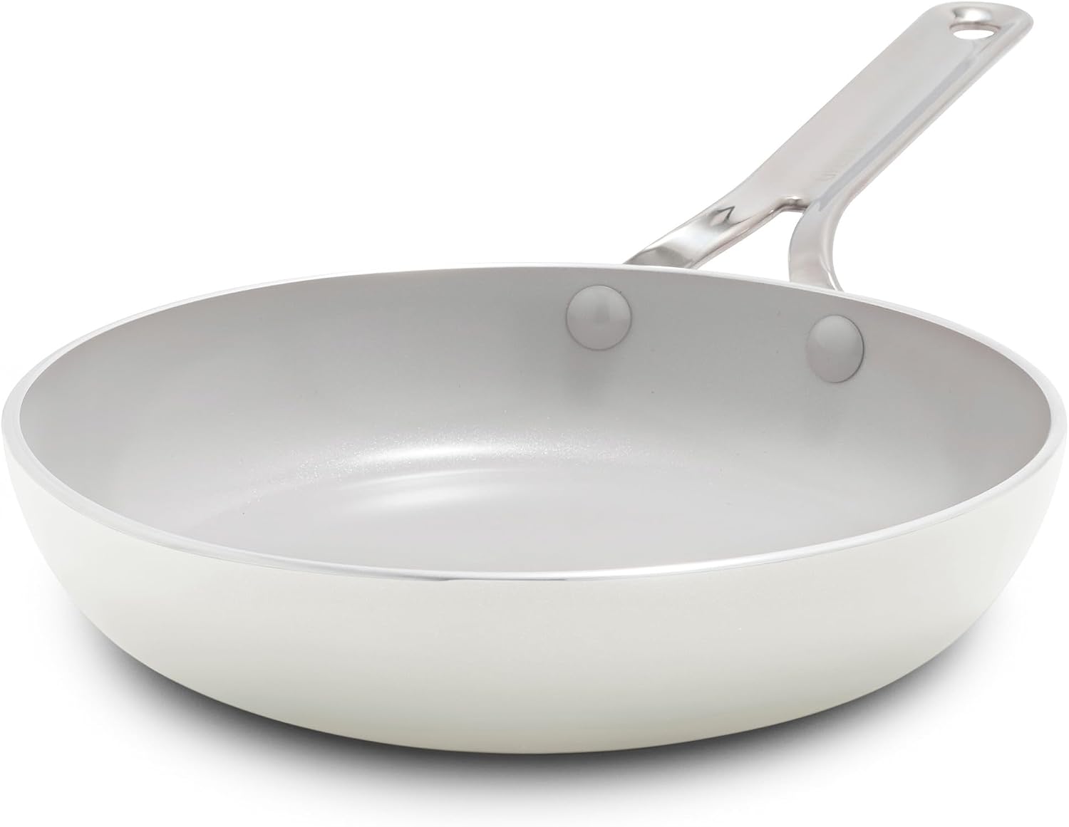 GreenPan Nova 8” PFAS-Free Ceramic Nonstick Frying Pan Skillet, Cream White