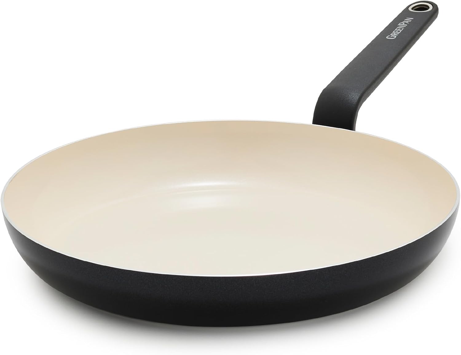 GreenPan Rio Advanced 10" Frying Pan Skillet, Ceramic Nonstick PFAS-Free, Induction Ready, Dishwasher and Oven Safe, Black Black 2.0