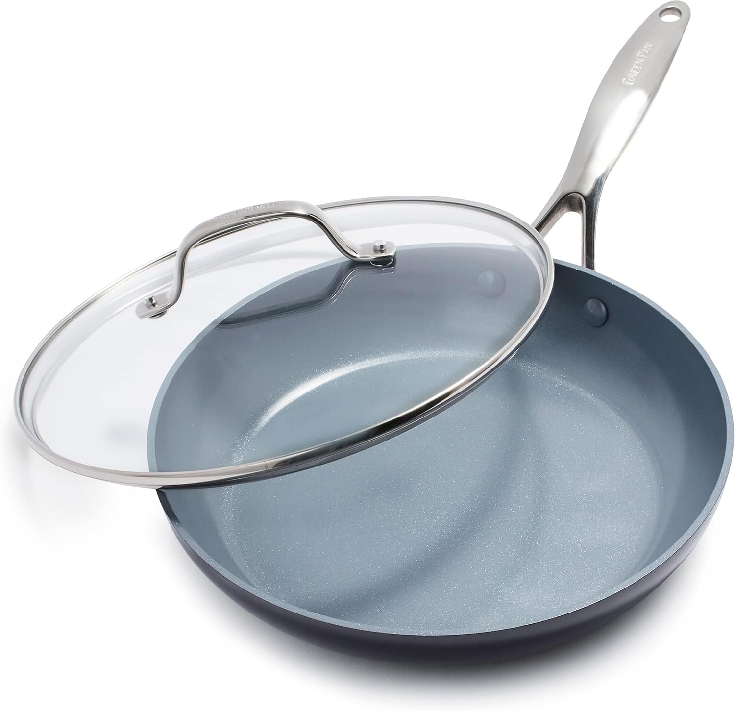 GreenPan Valencia Pro 10" Ceramic Nonstick Frying Pan with Lid