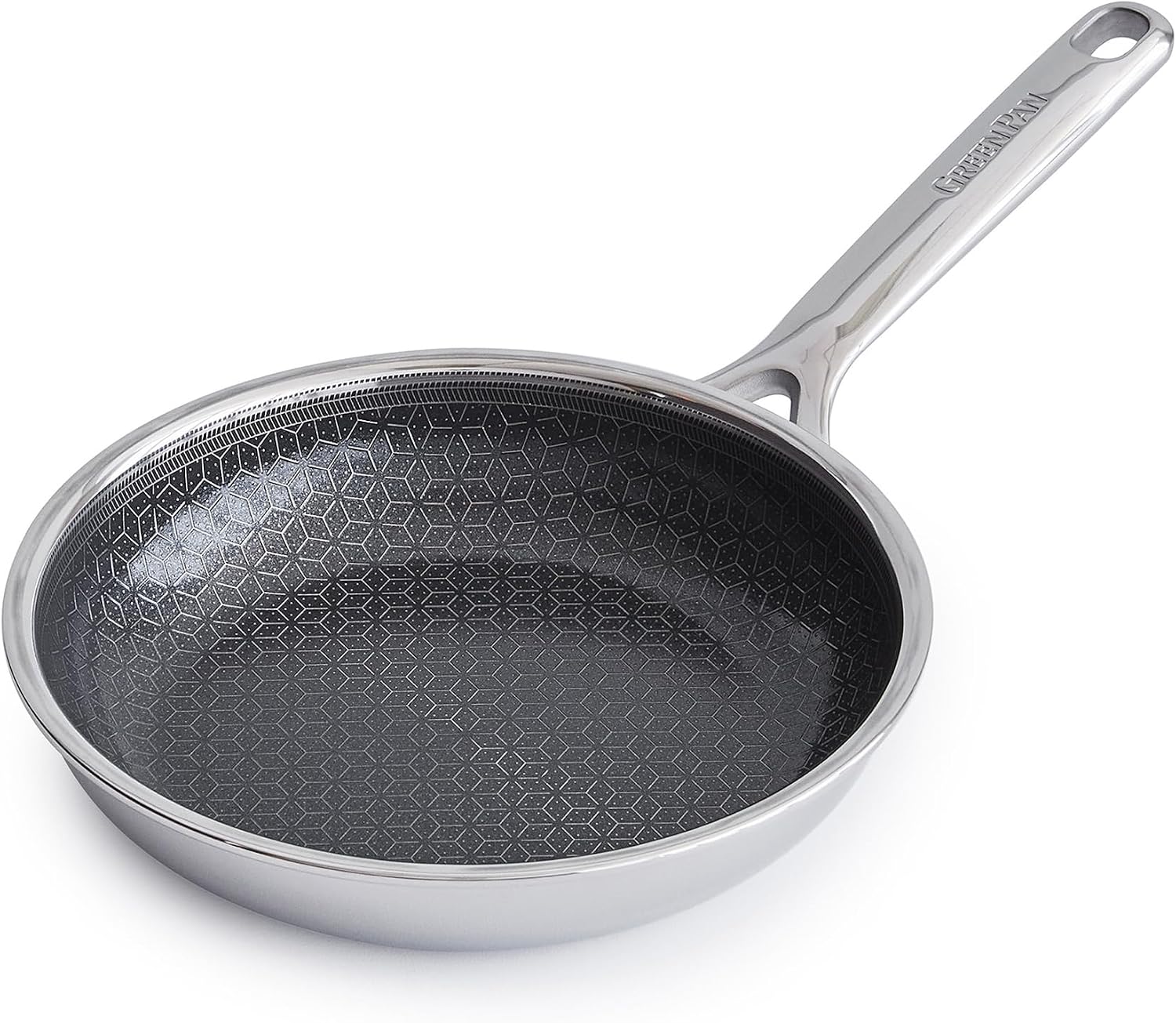GreenPan Hybrid Spectra 8" Stainless Steel PFAS-Free Nonstick Frying Pan
