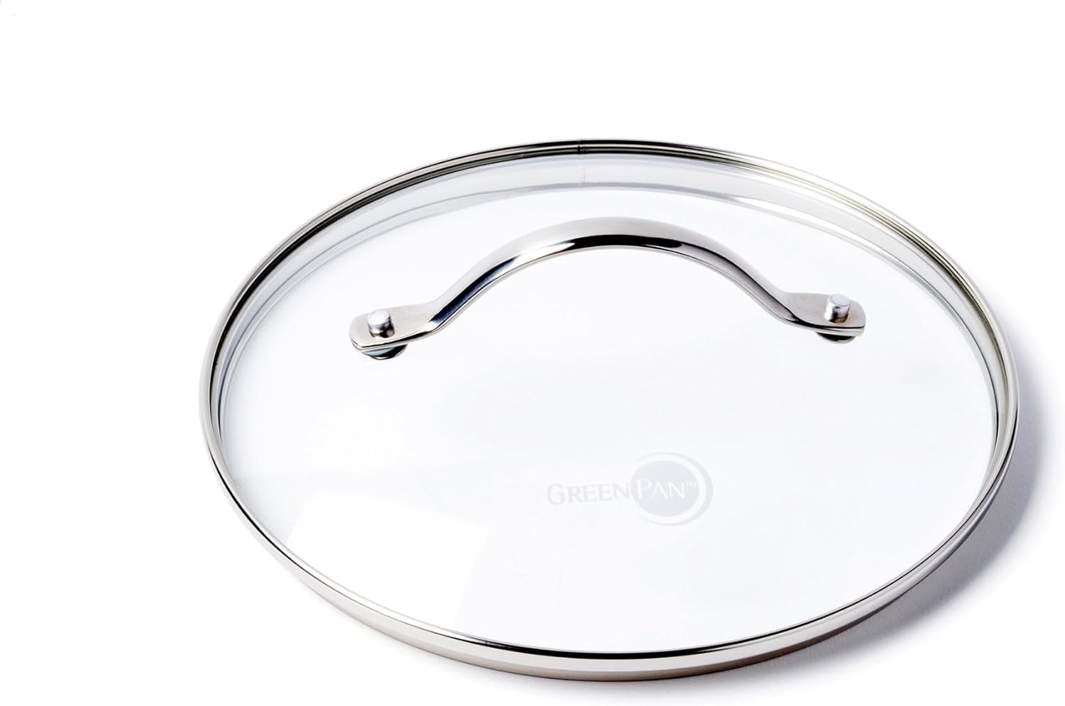 GreenPan Glass Lid with Stainless Steel Handle, 8"